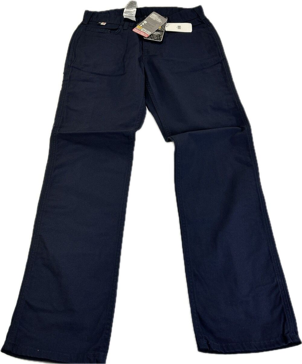 Carhartt Women's 8 Flame Resistant Rugged Flex Canvas Pants Original Fit CAT 2
